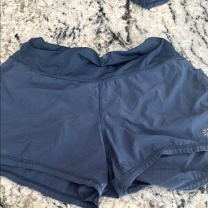 Athleta Blue Athletic Shorts Lightweight Performance